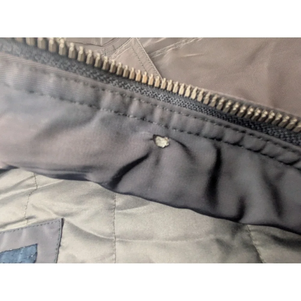 Vintage‎ Tommy Hilfiger Reflective Bomber Style Jacket Mens XXL Full Zip Coat